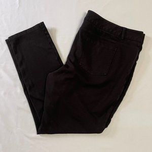 Maurices Queen Size 2X Black Ankle Slim Pants